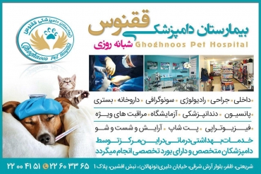 بیمارستان شبانه روزی و تخصصی حیوانات خانگی ققنوس